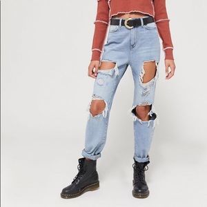 Urban Outfitters BDG ripped mom jean